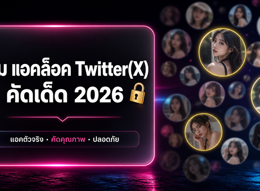 รวมแอคล็อค Twitter (X) คัดเด็ด 2026 — ไดเรกทอรีแอคสายล็อคตัวจริง SexcreatorHub
