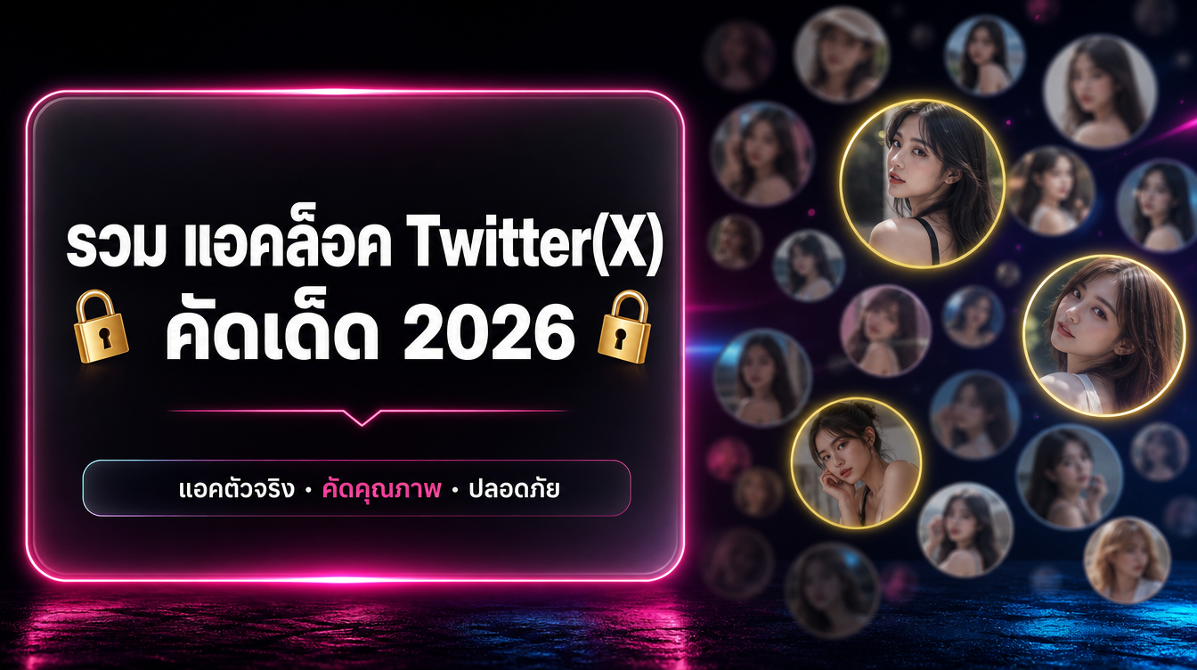 รวมแอคล็อค Twitter (X) คัดเด็ด 2026 — ไดเรกทอรีแอคสายล็อคตัวจริง SexcreatorHub